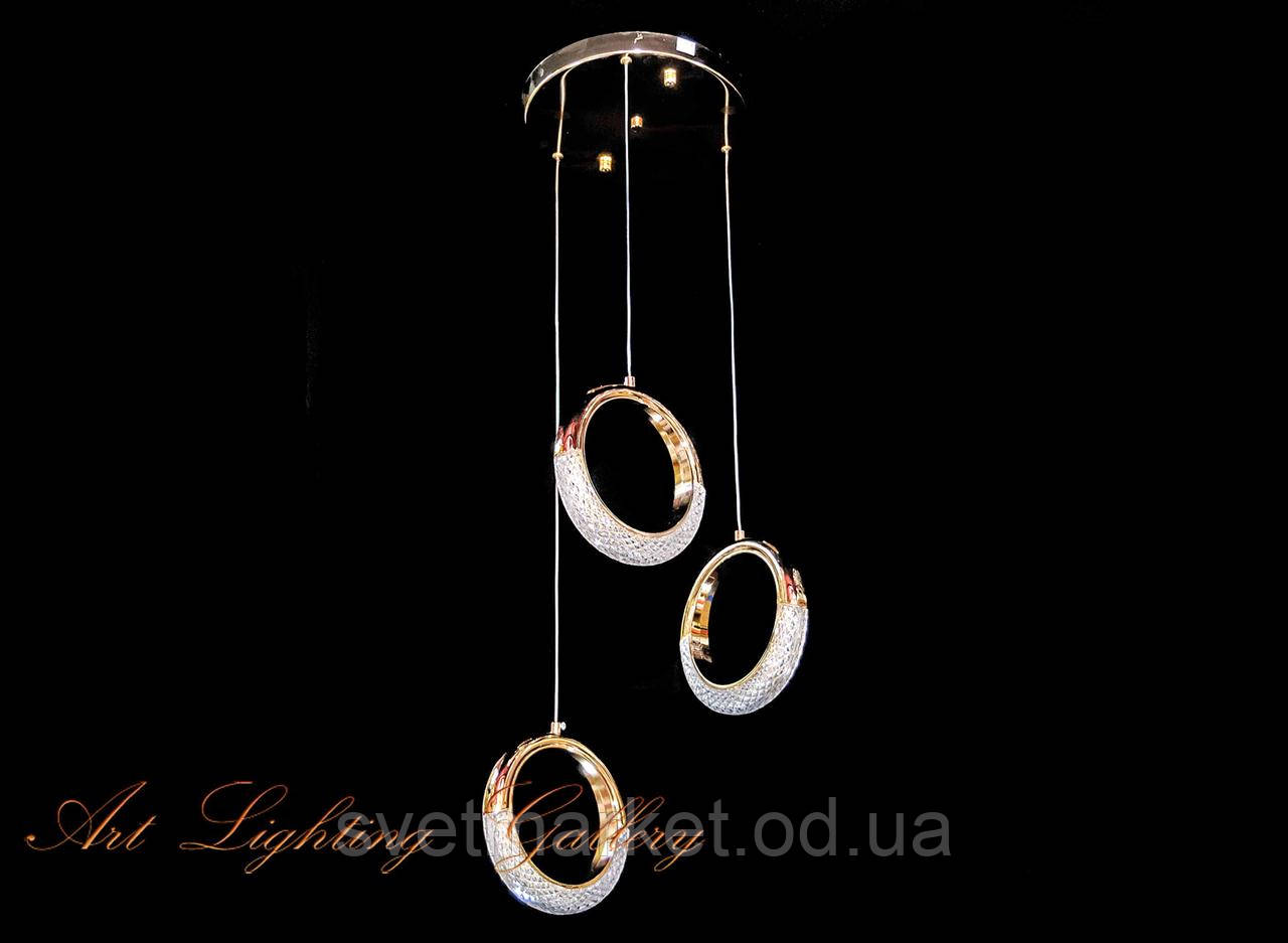 Підвісний світлодіодний світильник 21001/3GD, фото 1