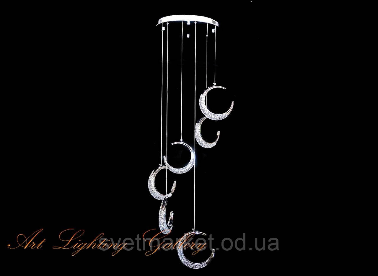 Підвісний світлодіодний світильник 21002/6 CH, фото 1