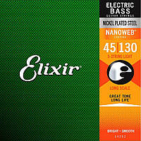 Струны Elixir 14202 NANOWEB Bass 45-130 5-string