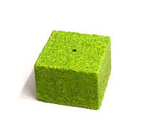 Кубик для макушатника, с отверстием, Камыш, размер 45х45х20мм, вес 65г