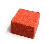 Кубик для макушатника, с отверстием, Червь, 45х45х20мм, вес 65г