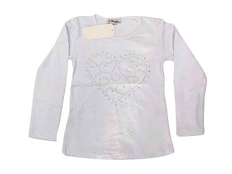 Блуза на дівчину біла арт.Razg227/1-040829ft р.7-8 років ТМ SMILE