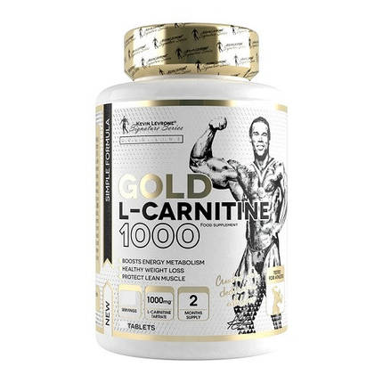 Жироспалювач Kevin Levrone Gold L-Carnitine Tartrate 1000 mg 100 tabs, фото 1