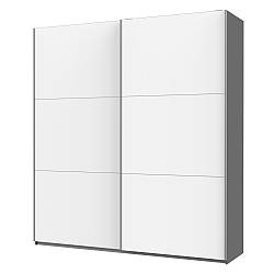 Шафа-купе "G-Caiser" 220х60х240 см. 2 ДСП/3 частини, Графіт/Білий