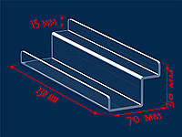 Подставка под тарифные планы для экономпанели, акрил 1,8 мм