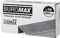 Скобы для степлера (№10, 1000шт) BUROMAX JOBMAX BM.4401 21930