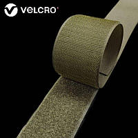 Липучка контактная Velcro 50 мм цвет хаки2 Army Green (6G2) лента-крючки и лента-петли комплект loop/hook
