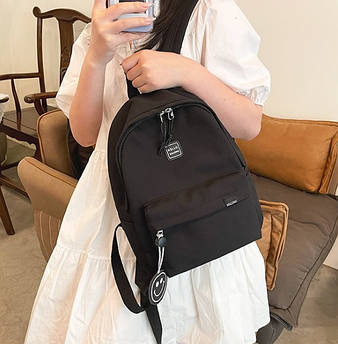Жіночий рюкзак підлітковий з брелком смайл у подарунок