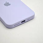 Чохол силіконовий з квадратними бортами Silicon case Full Square для iPhone 11 Pro Lilac, фото 4