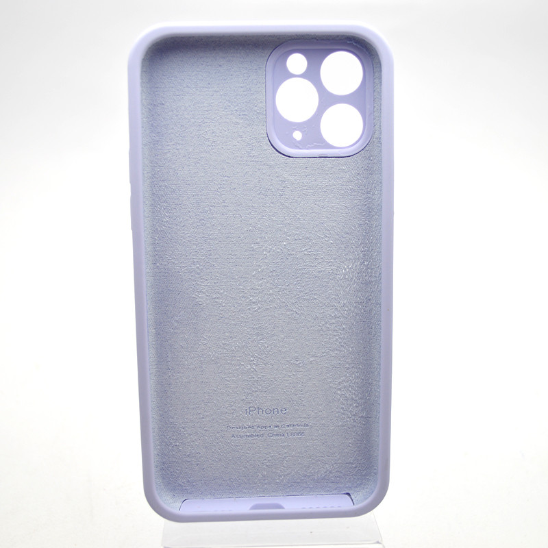 Чохол накладка Silicon case Full Square для iPhone 11 Pro Lilac, фото 5
