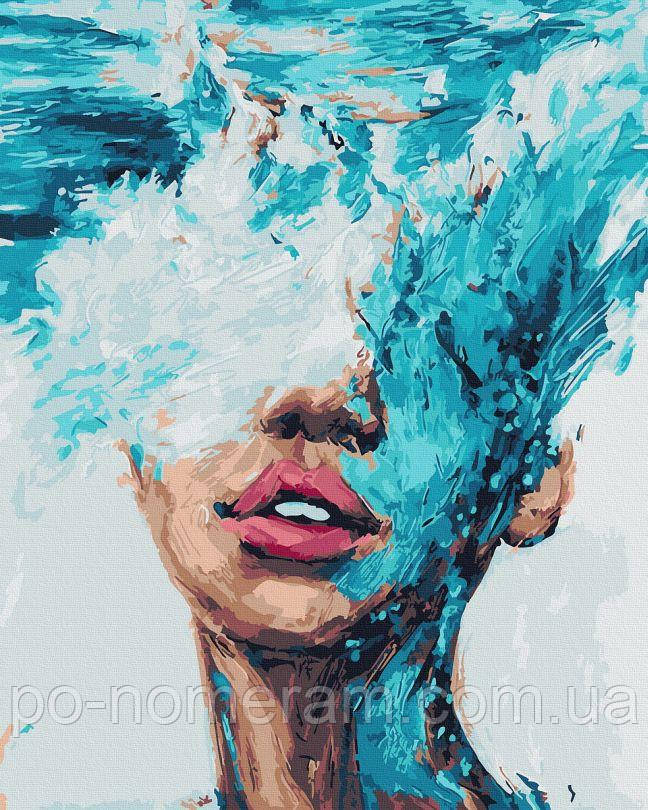 Акційна Розмальовка по номерах Raskraski Стихія води (BK-GX21530) 40 х 50 см, фото 1