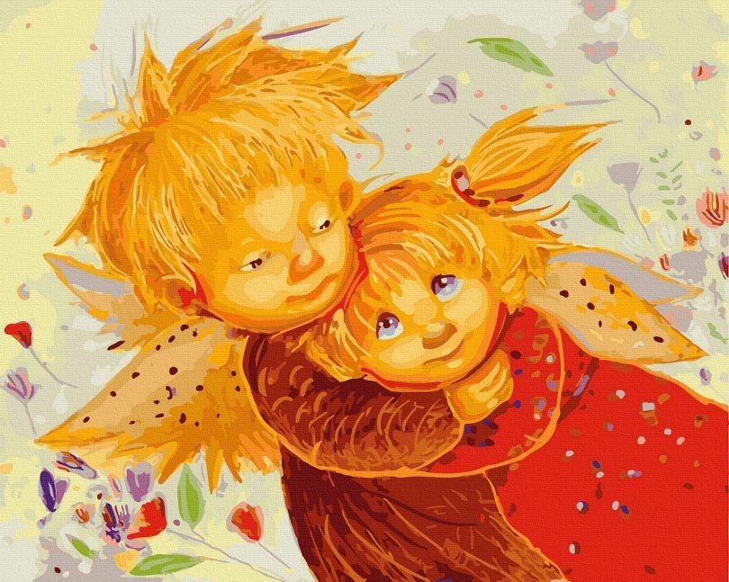 Картина за номерами Raskraski Обійми (BRM29590) 40 х 50 см, фото 1