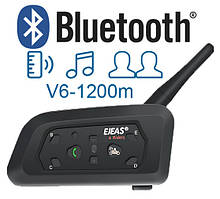 Мотогарнітура EJEAS V6 PRO 1200 Bluetooth рації для шолома, інтерком