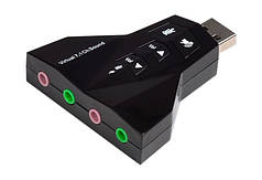 Звукова карта Dynamode USB 8 (7.1) каналів Virtual, 2 стереовиходи, 2 моновходи, RTL 3D