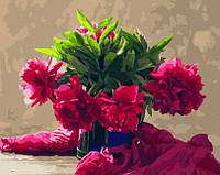 Акційна Живопис по номерам Червоні півонії (BK-GX45152) 40 х 50 см