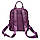 Сумка-рюкзак жіноча натуральна шкіра бузковий Арт.1119 purple Bags4life (ck7), фото 2