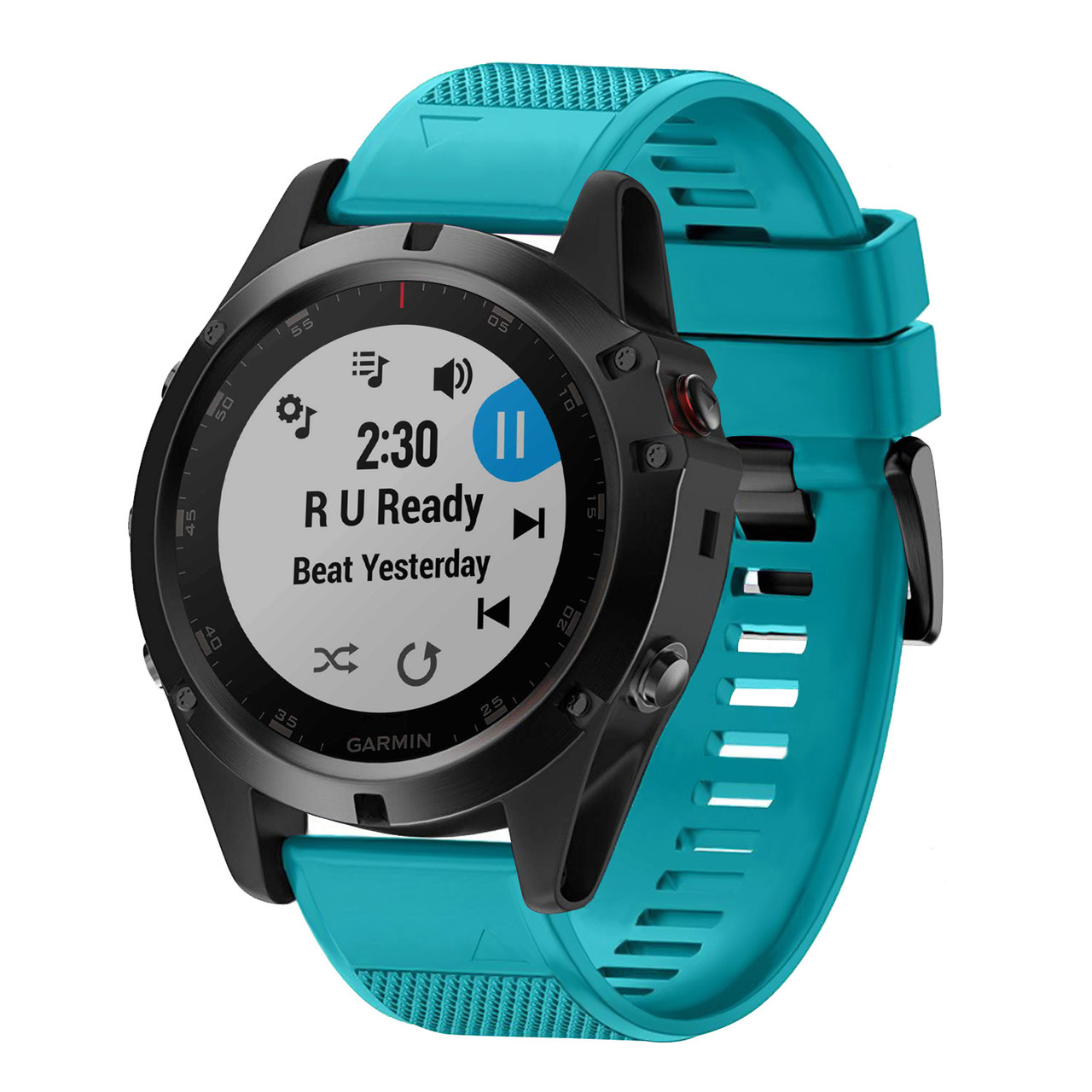 Ремінець для Garmin Forerunner 935 / 945 / Fenix 5 / 5 Plus / 6 / 6Pro / Fenix 7 QuickFit (морська хвиля)