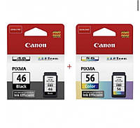 Картриджи Canon для Pixma E404/E464 Canon PG 46 Black + Canon CL 56 Color Набор