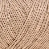 Gazzal ORGANIC BABY COTTON (Газзал Органiк Бейбi Котон) № 441 пудра (Пряжа 100% органічна бавовна), фото 3