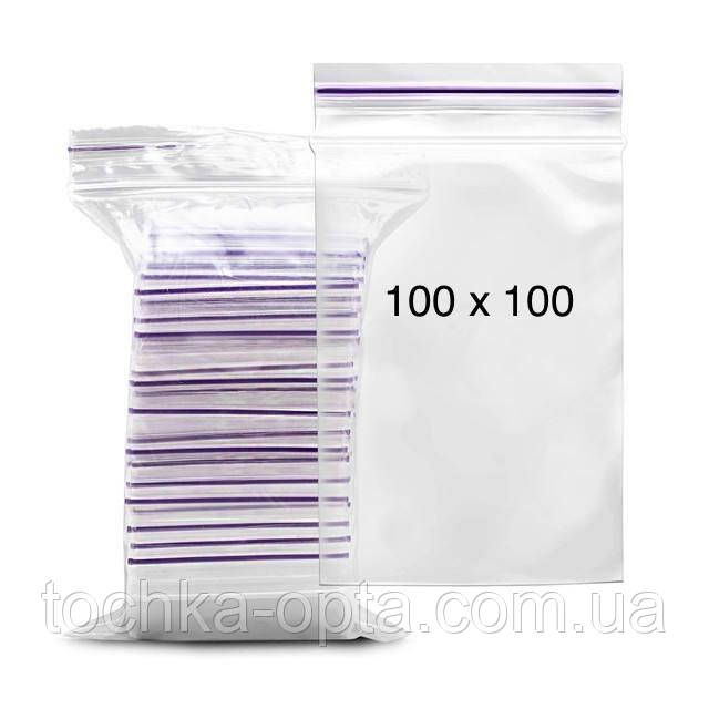 Пакети із застібкою Zip-lock 120/180мм 100 шт