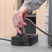 Мережевий фільтр Proove Power Socket PD-03 (3 розетки + 5 USB + 1 Type-C 20W) 2М, фото 9
