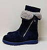 STTOPA зима. Розміри 41-43.  Чоботи Уги з натуральної шкіри. 278-4143 Сині, фото 2