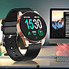 Розумний годинник Smart M12, Чорний / Наручний Bluetooth годинник / Годинник для тренувань та відстеження серцевого ритму, фото 2