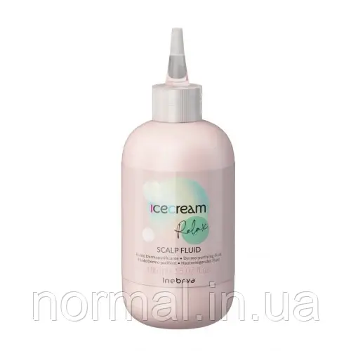 Флюїд-пілінг для шкіри голови Inebrya Ice Cream Relax Scalp Fluid