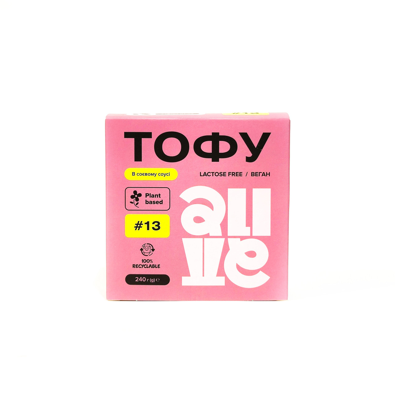 Тофу в соєвому соусі 240г Alive