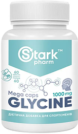 Гліцин Glycine Mega caps 1000 мг Stark Pharm 60 капсул