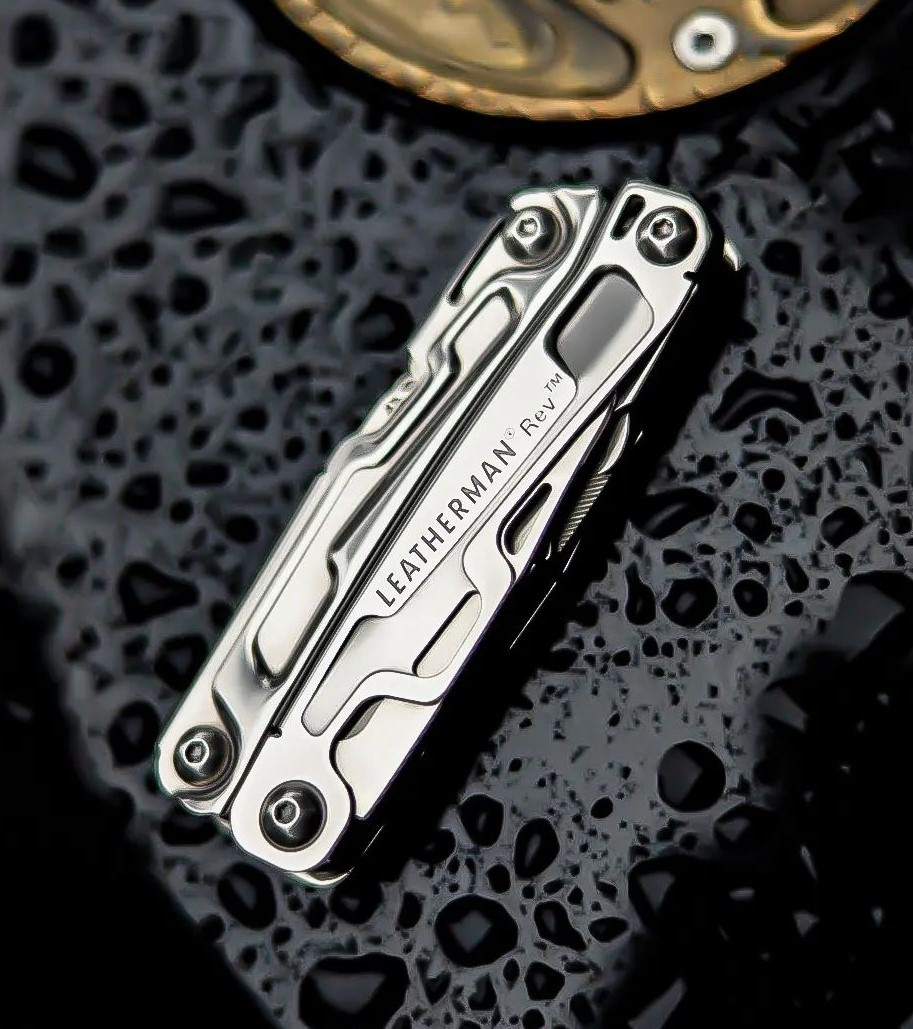 Мультитул LEATHERMAN REV, нержавіюча сталь (Silver)