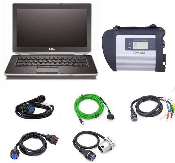 Набір для діагностики автомобіля Mercedes Ноутбук Dell з SSD диском + програми для авто СТО