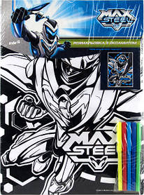 Розмальовка з оксамитом Max Steel MX14-156K
