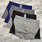 Труси боксери чоловічі паросткування р.XL,2XL,3XL,4XL бавовна + Бамбук (D01731) DOOMILAI 30037738, фото 2