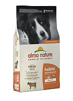 Сухой корм Almo Nature Holistic Dog M для собак средних пород с говядиной 12 кг