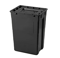 SC 50 л, контейнер для утилизации медицинских отходов с крышкой R, Черный
