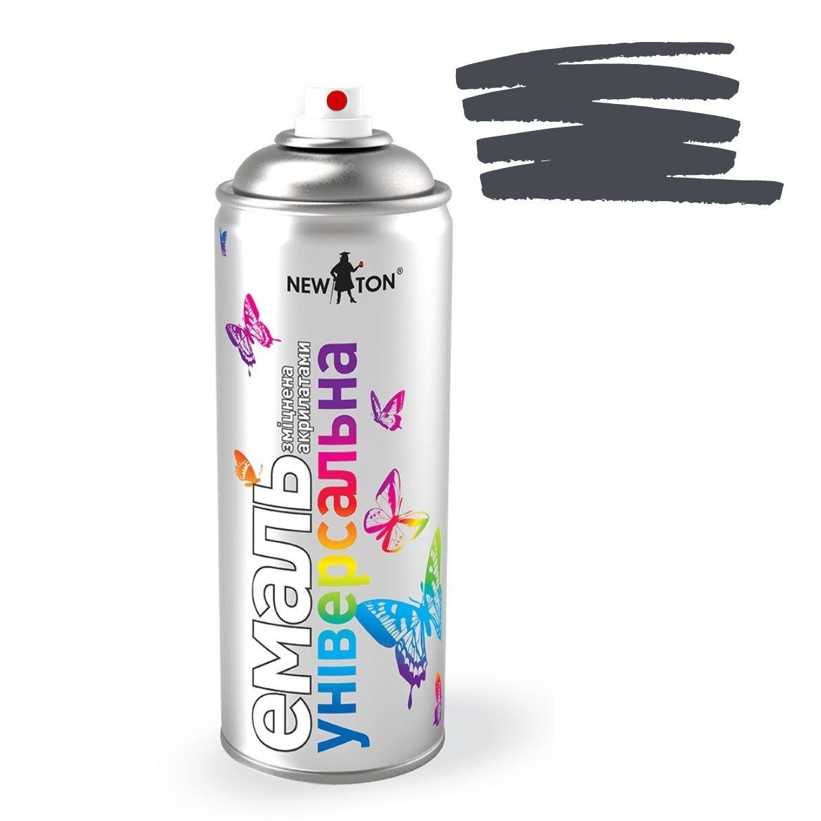Емаль 7024 Темно-сіра універсальна аерозоль 400мл NewTon