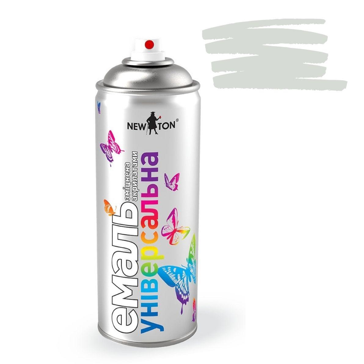 Емаль 7035 Світло-сіра універсальна аерозоль 400мл NewTon