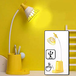 Лампа настільна на гнучкій ніжці, з функцією Powebank 1200mAh