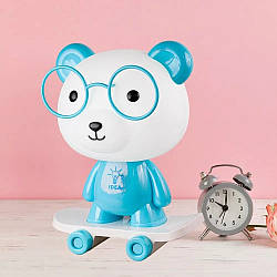 Настільна лампа Ведмедик на скейті