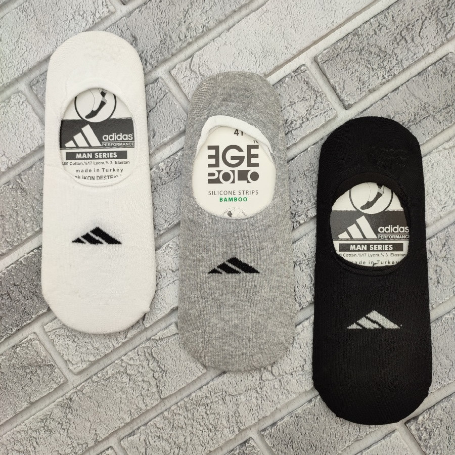 Сліди чоловічі весна/осінь р.40-45 спортивні А асорти з силіконом на п'яті POLO 30037741, фото 1