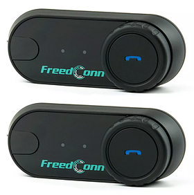 Bluetooth-мотогарнітура для шолома FreedConn T-Com VB радіо, інтерком 700 м ПАРА (Акція)