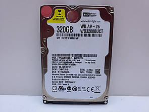 Жорсткий диск Western Digital 320GB 5400rpm 8MB  2.5" SATAII  ноут/нетбук