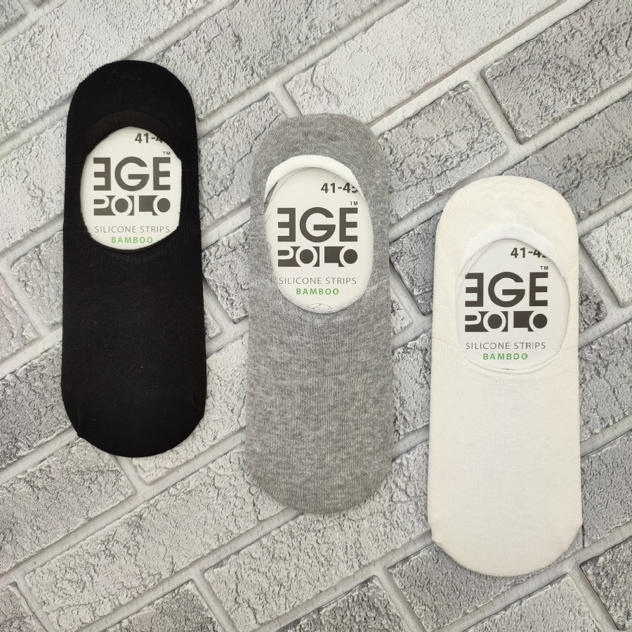 Сліди чоловічі весна/осінь р.41-45 асорті з силіконом на п'яті POLO 30037744, фото 1