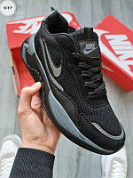Черные мужские кроссовки Nike, повседневные кроссовки мужские Найк, демисезонные кроссовки мужские Nike черные
