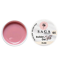 Гель для наращивания SAGA Builder Gel Veil, Nude №5