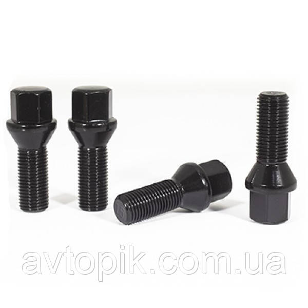 Колесные Болты ZW Конус (M14x1.5x30/57 NEX17) Black Chrome B 001 — в ...