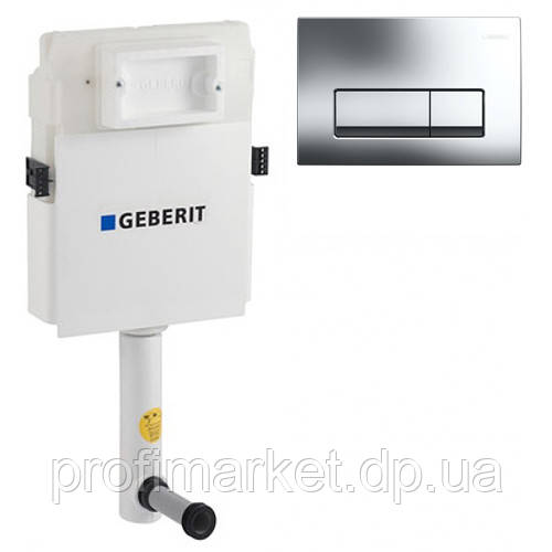 Інсталяція для унітазу Geberit UP100 Delta51 109.100.00.1+115.105.21.1