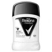 Антиперспирант стик Rexona Men Invisible on Вlack + White 50 МЛ
