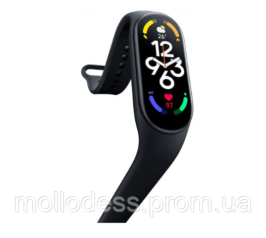 Фитнес браслет Smart Band M7 black Xiaomi Mi Band 7 Fit цветной М7 шагомер BR-00002 - фото 2 - id-p1815915552